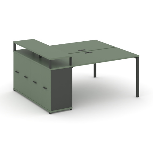 Бенч-система с опорным распашным шкафом Concept CN.DRS-224 фото 2