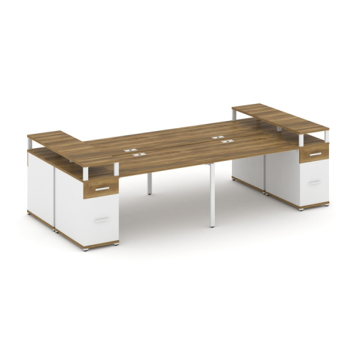 Бенч-система на 4 места с 2 опорными тумбами Concept CN.DRS-446 фото 8