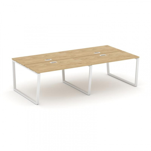 Style Project Рабочая станция 2-х сторон. SN-6T2.DRS-042 Акация Лорка/Металл Антрацит/Заглушка Пласт фото 3