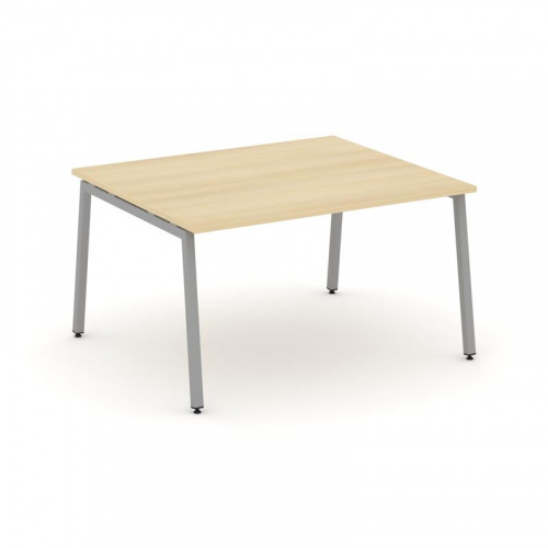 Style Project Стол переговорный SN-4A.SPRG-033.3 Тиквуд Светлый/Металл Белый 1380*1180*750 Style Project Стол переговорный SN-4A.SPRG-033.3 Тиквуд Светлый/Металл Белый 1380*1180*750