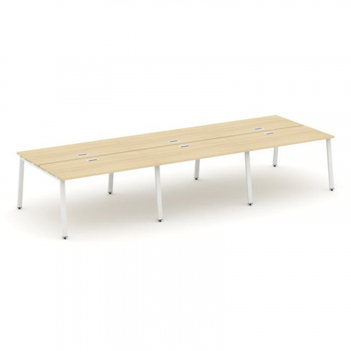 Style Project Рабочая станция 2-х сторон. SN-6A.DRS-062 Антрацит/Металл Белый 3540*1232*750 фото 21