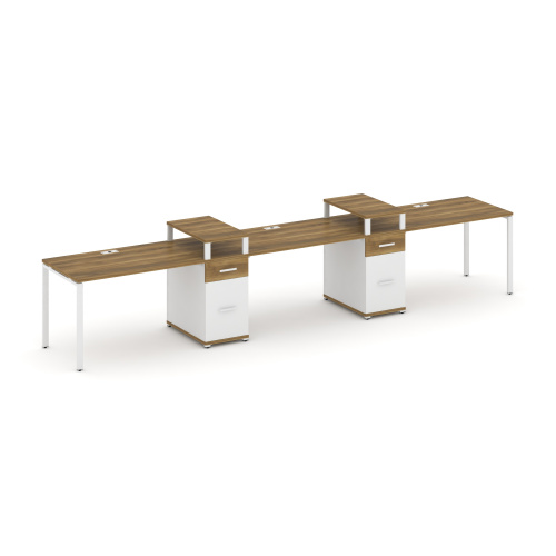 Бенч-система на 3 места с 2 опорными тумбами Concept CN.ORS-454 фото 8