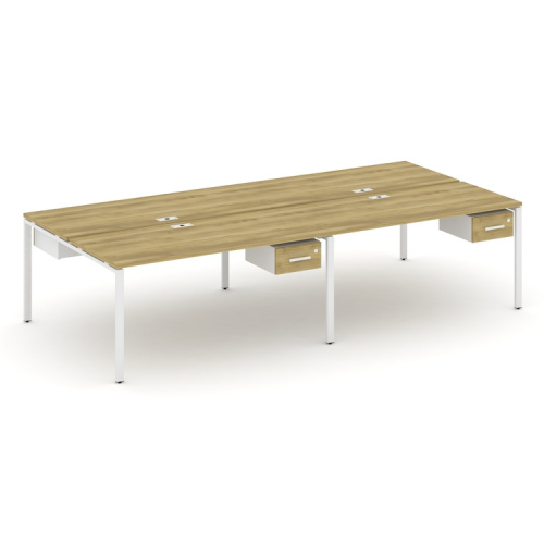 Бенч-система на 4 места с подвесными тумбами Concept CN.DRS-132 фото 11