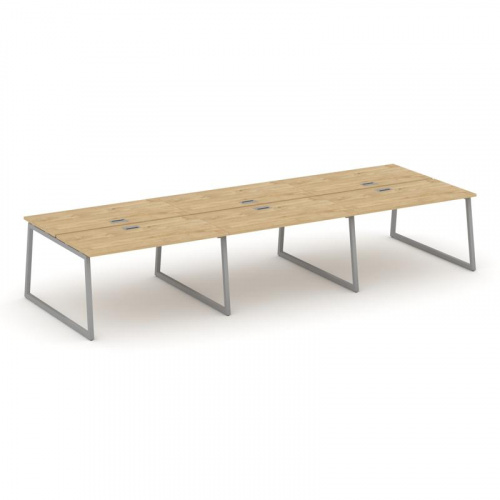 Style Project Рабочая станция 2-х сторон. SN-4T1.DRS-071 Акация Лорка/Металл Антрацит/Заглушка Пласт фото 2