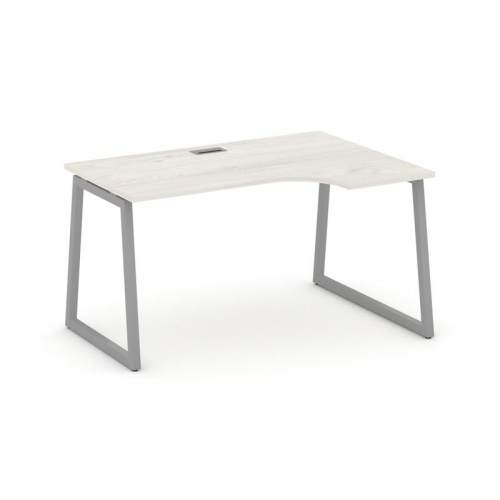 Style Project Стол рабочий эргоном. SN-4T1.SPA-021(R) Акация Лорка/Металл Антрацит/Заглушка Пластик фото 17