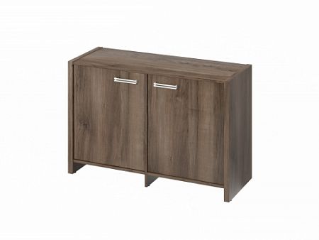 Тумба двухсекционная FI-12-02.D. Орех Пацифик Табак