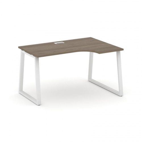 Style Project Стол рабочий эргоном. SN-6T1.SPA-001(R) Акация Лорка/Металл Антрацит/Заглушка Пластик фото 15