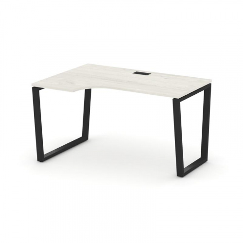 Style Project Стол рабочий эргоном. SN-6T2.SPA-001(L) Акация Лорка/Металл Антрацит/Заглушка Пластик фото 4 Style Project Стол рабочий эргоном. SN-6T2.SPA-001(L) Акация Лорка/Металл Антрацит/Заглушка Пластик фото 4