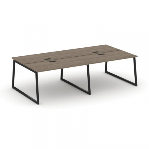 Style Project Рабочая станция 2-х сторон. SN-4T1.DRS-044 Акация Лорка/Металл Антрацит/Заглушка Пласт фото 8