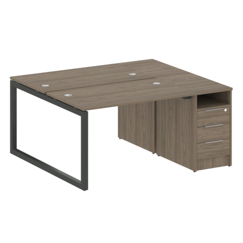 Бенч-система с тумбой на О-обр. м/к Metal System Quattro 50БО.РС-СТП-2.2 Бенч-система с тумбой на О-обр. м/к Metal System Quattro 50БО.РС-СТП-2.2