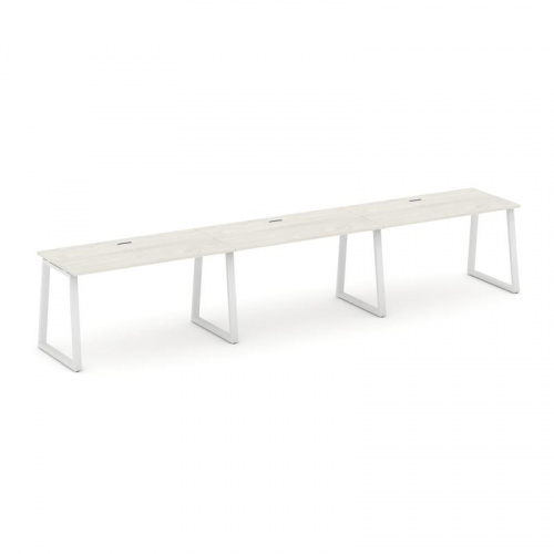 Style Project Рабочая станция 1 сторон. SN-6T1.ORS-041 Акация Лорка/Металл Антрацит/Заглушка Пластик фото 13