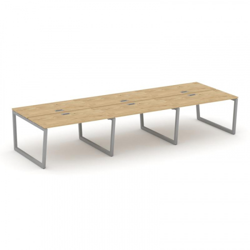 Style Project Рабочая станция 2-х сторон. SN-5T2.DRS-082 Акация Лорка/Металл Антрацит/Заглушка Пласт фото 2