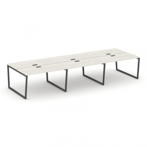 Style Project Рабочая станция 2-х сторон. SN-4T2.DRS-084 Акация Лорка/Металл Антрацит/Заглушка Пласт фото 24