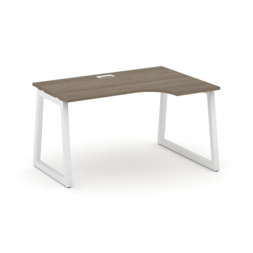 Style Project Стол рабочий эргоном. SN-5T1.SPA-021(R) Акация Лорка/Металл Антрацит/Заглушка Пластик фото 15