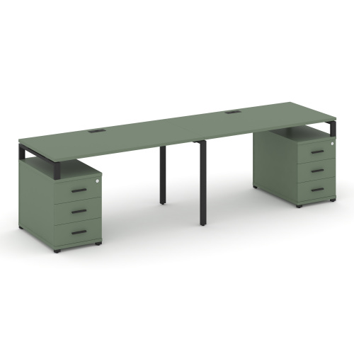 Бенч-система на 2 места с 2 опорными тумбами Concept CN.ORS-320