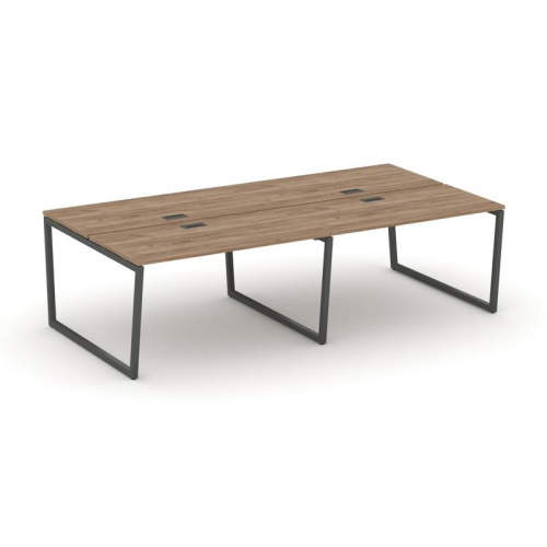 Style Project Рабочая станция 2-х сторон. SN-4T2.DRS-034 Акация Лорка/Металл Антрацит/Заглушка Пласт фото 23