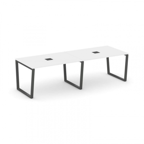 Style Project Стол переговорный SN-6T2.SPRG-011 Акация Лорка/Металл Антрацит/Заглушка Металл Антраци фото 26