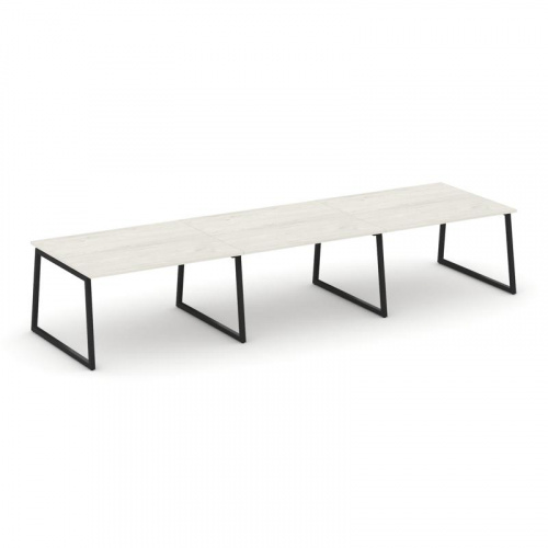 Style Project Стол переговорный SN-4T1.SPRG-054.3 Акация Лорка/Металл Антрацит 4740*1180*750 фото 7