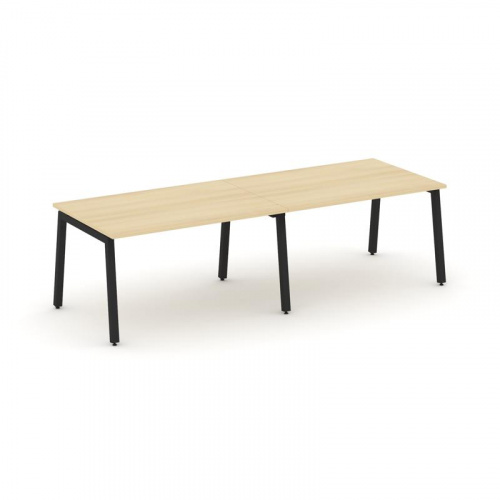 Style Project Стол переговорный SN-5A.SPRG-014.3 Тиквуд Светлый/Металл Антрацит 3160*980*750 фото 4