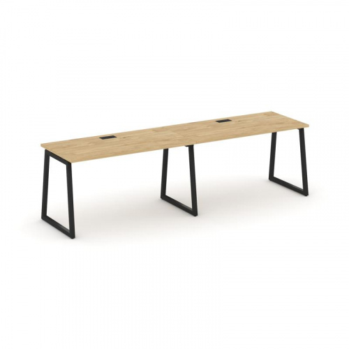 Style Project Рабочая станция 1 сторон. SN-4T1.ORS-023 Акация Лорка/Металл Антрацит/Заглушка Пластик Style Project Рабочая станция 1 сторон. SN-4T1.ORS-023 Акация Лорка/Металл Антрацит/Заглушка Пластик