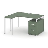 Стол эргономичный с опорной тумбой Concept CN.SA-304(L)