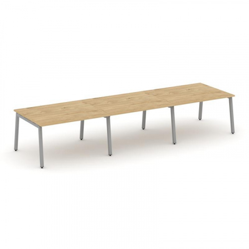 Style Project Стол переговорный SN-5A.SPRG-054.3 Дуб Наварра/Металл Белый 4740*1180*750 фото 13 Style Project Стол переговорный SN-5A.SPRG-054.3 Дуб Наварра/Металл Белый 4740*1180*750 фото 13