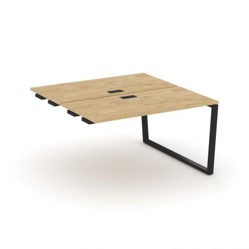 Style Project Стол-приставка к опор. элем. SN-6T2.DPRS-001 Акация Лорка/Металл Антрацит/Заглушка Пла