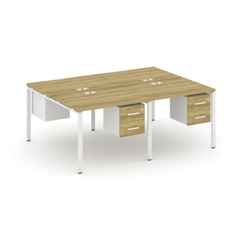 Бенч-система на 4 места с подвесными тумбами Concept CN.DRS-133 фото 11