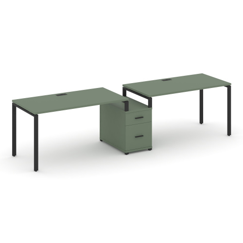 Бенч-система на 2 места с 1 опорной тумбой Concept CN.ORS-306 фото 2