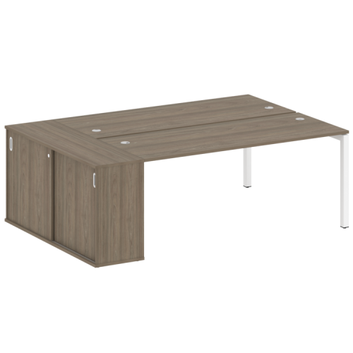 Бенч-система с шкафом-купе на П-обр. м/к Metal System Quattro 50БП.РС-СШК-1.5 фото 3 Бенч-система с шкафом-купе на П-обр. м/к Metal System Quattro 50БП.РС-СШК-1.5 фото 3