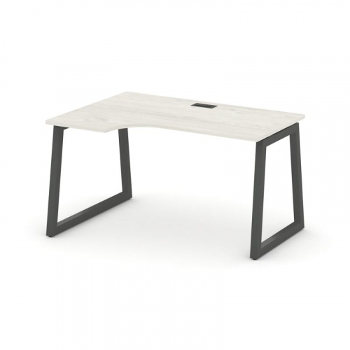 Style Project Стол рабочий эргоном. SN-5T1.SPA-021(L) Акация Лорка/Металл Антрацит/Заглушка Пластик фото 24