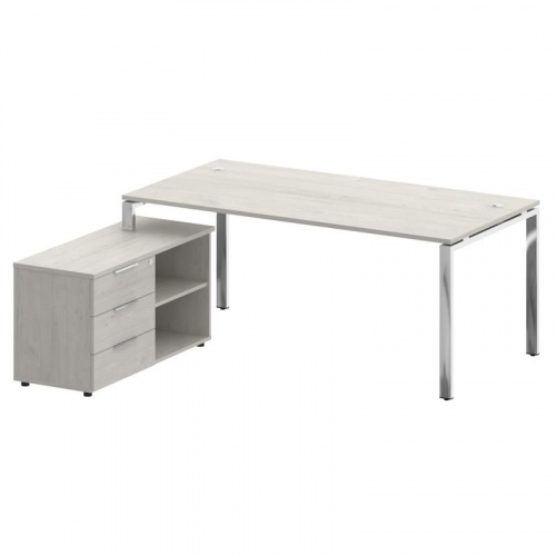 Стол руководителя с тумбой Metal System Direct БГ.СРТ-5.9 (L) фото 5