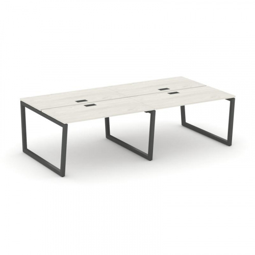 Style Project Рабочая станция 2-х сторон. SN-5T2.DRS-052 Акация Лорка/Металл Антрацит/Заглушка Пласт фото 24