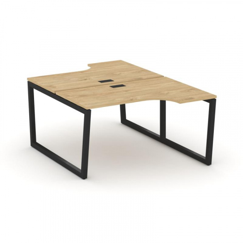 Style Project Рабочая станция эргоном. SN-5T2.DRPA-012 Акация Лорка/Металл Антрацит/Заглушка Пластик