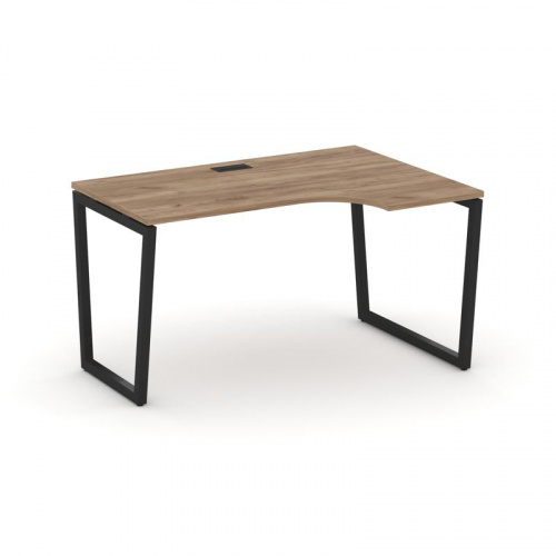 Style Project Стол рабочий эргоном. SN-4T2.SPA-001(R) Акация Лорка/Металл Антрацит/Заглушка Пластик фото 7 Style Project Стол рабочий эргоном. SN-4T2.SPA-001(R) Акация Лорка/Металл Антрацит/Заглушка Пластик фото 7