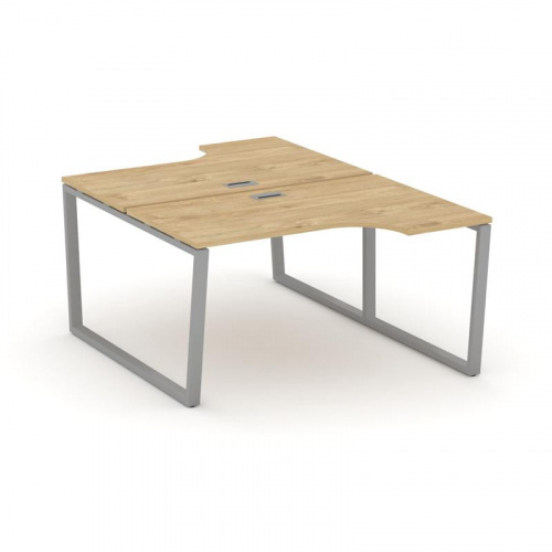 Style Project Рабочая станция эргоном. SN-6T2.DRPA-012 Акация Лорка/Металл Антрацит/Заглушка Пластик фото 2