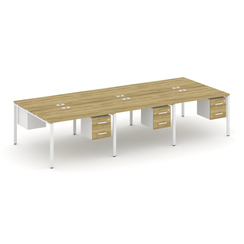 Бенч-система на 6 мест с подвесными тумбами Concept CN.DRS-154 фото 11