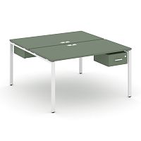 Бенч-система на 2 места с подвесными тумбами Concept CN.DRS-109