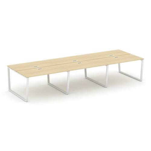 Style Project Рабочая станция 2-х сторон. SN-6T2.DRS-072 Акация Лорка/Металл Антрацит/Заглушка Пласт фото 21