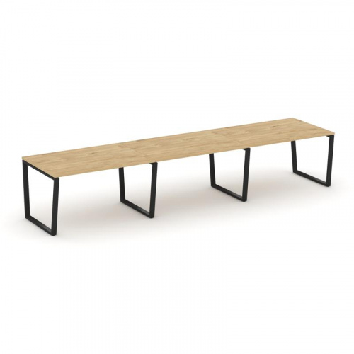 Style Project Стол переговорный SN-6T2.SPRG-021.3 Акация Лорка/Металл Антрацит 2940*980*750