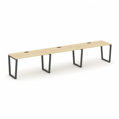 Style Project Рабочая станция 1 сторон. SN-6T2.ORS-053 Акация Лорка/Металл Антрацит/Заглушка Пластик