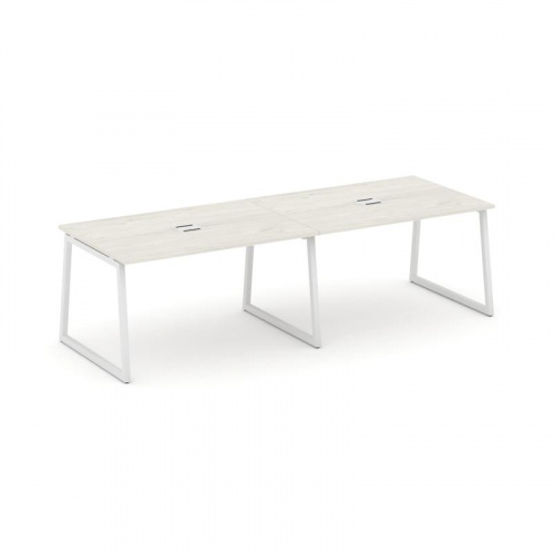 Style Project Стол переговорный SN-4T1.SPRG-011 Акация Лорка/Металл Антрацит/Заглушка Металл Антраци фото 13