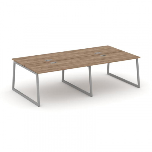 Style Project Рабочая станция 2-х сторон. SN-4T1.DRS-044 Акация Лорка/Металл Антрацит/Заглушка Пласт фото 15