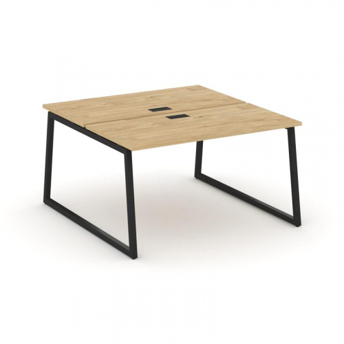 Style Project Рабочая станция 2-х сторон. SN-4T1.DRS-001 Акация Лорка/Металл Антрацит/Заглушка Пласт