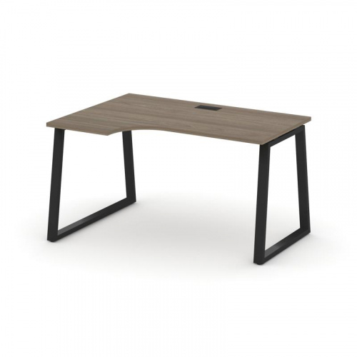 Style Project Стол рабочий эргоном. SN-6T1.SPA-001(L) Акация Лорка/Металл Антрацит/Заглушка Пластик фото 5