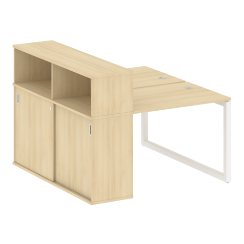 Бенч-система с шкафом-купе на О-обр. м/к Metal System Quattro 50БО.РС-СШК-2.1 фото 15