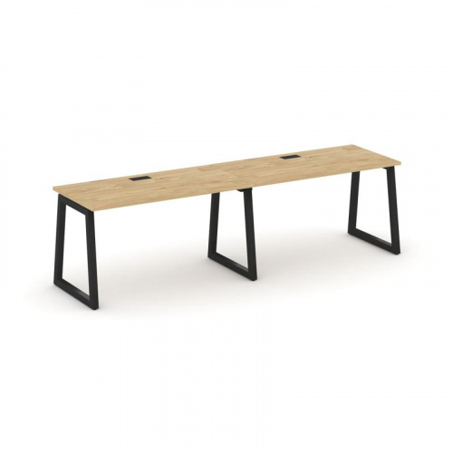 Style Project Рабочая станция 1 сторон. SN-5T1.ORS-023 Акация Лорка/Металл Антрацит/Заглушка Пластик