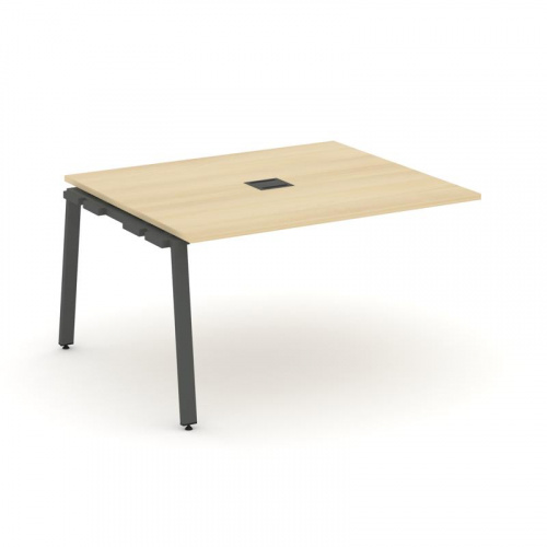 Style Project Проходной наб. элем. перег. стола SN-6A.NSPRG-033 Дуб Наварра/Металл Белый 1380*1180*7 фото 18