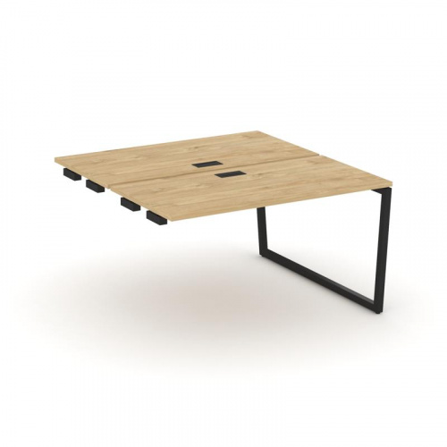 Style Project Стол-приставка к опор. элем. SN-4T2.DPRS-001 Акация Лорка/Металл Антрацит/Заглушка Пла