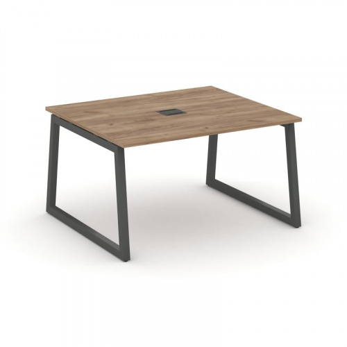 Style Project Стол переговорный SN-5T1.SPRG-033 Акация Лорка/Металл Антрацит/Заглушка Металл Антраци фото 23